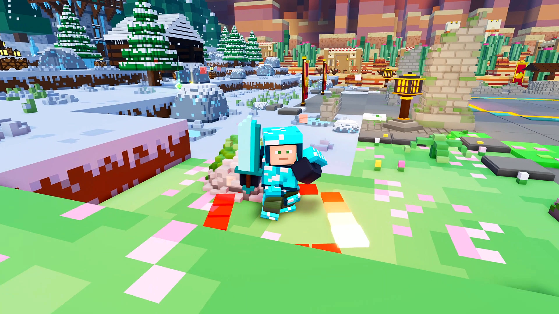 Voxel Pit gameplay, screenshot 1 of 5