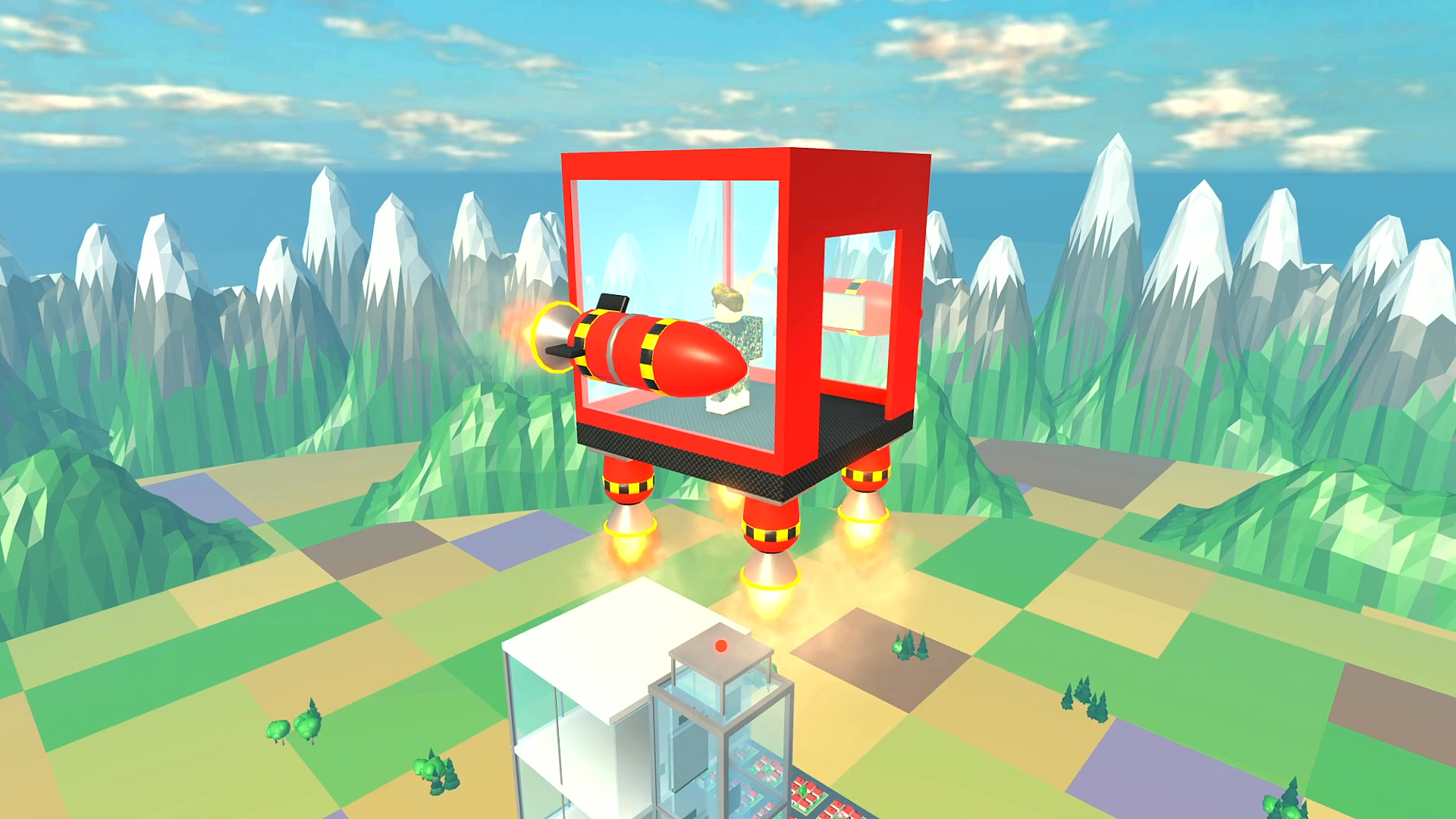 Elevator test game gameplay, screenshot 1 of 5
