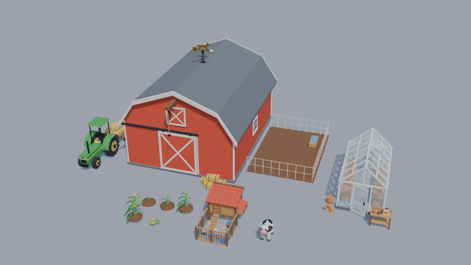 Farm: the models in the kit