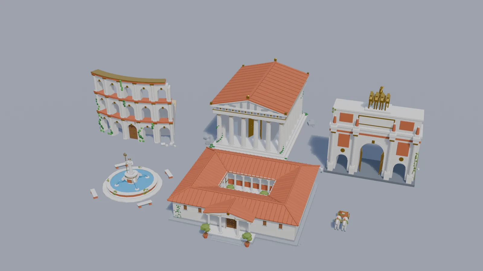 Greek & Roman: the models in the kit
