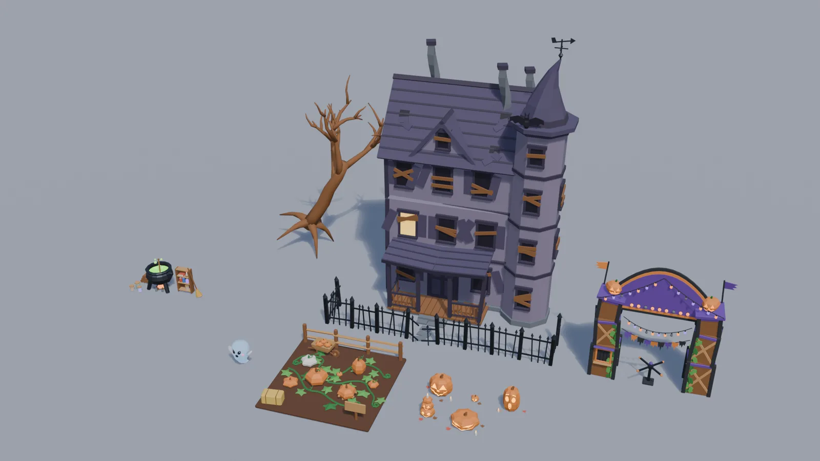 Halloween: the models in the kit