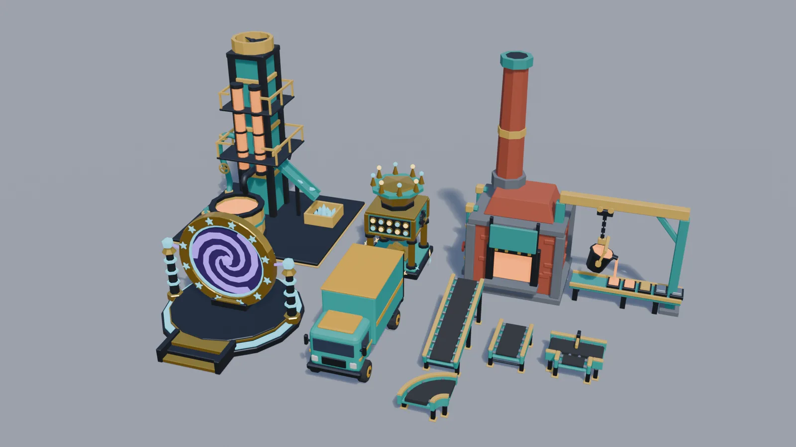 Tycoon: the models in the kit
