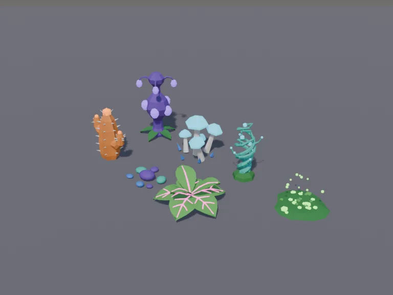 Alien Bioluminescent Plants, view 3