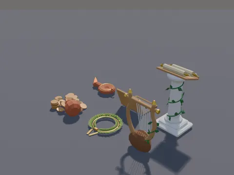 Ancient Greek Items Set