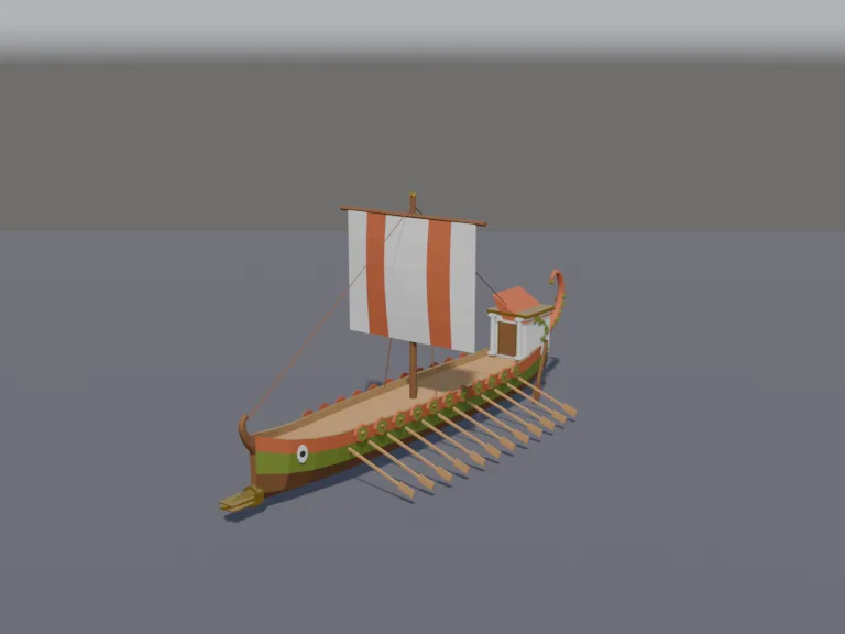 Ancient War Galley, view 2