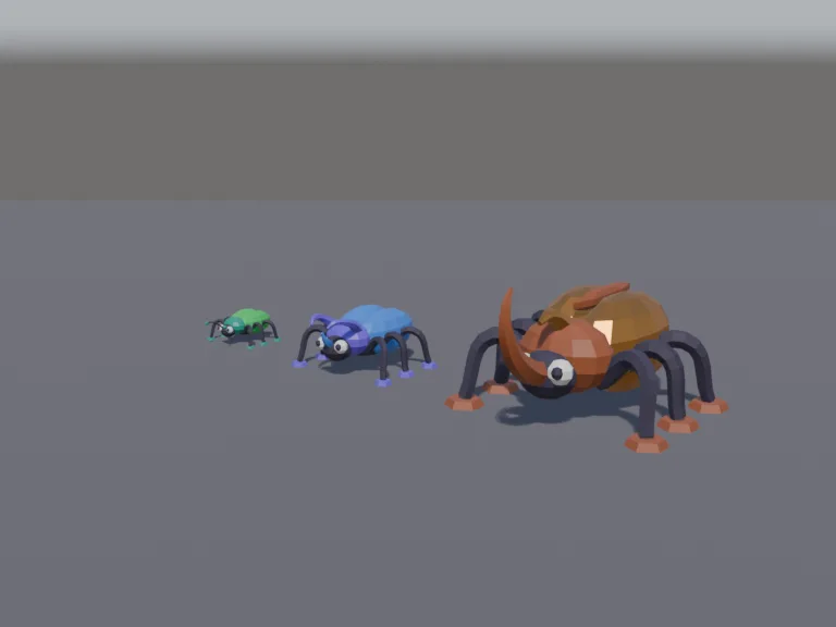 Armoured Beetle Swarm, view 2