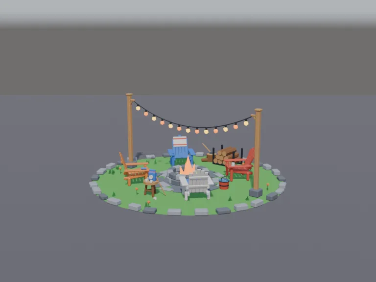 Backyard Fire Pit Set, view 2