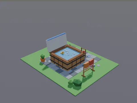 Backyard Hot Tub