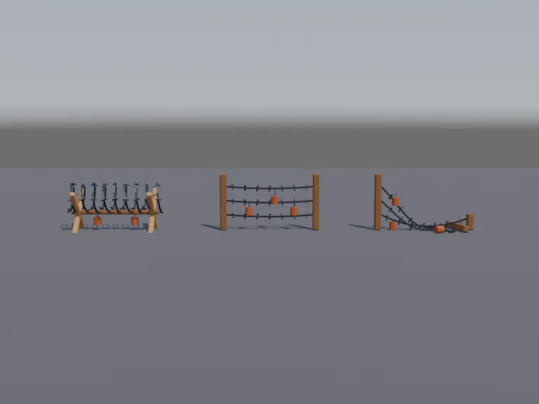 Barbed Wire Set, view 3