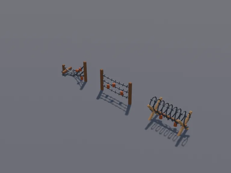 Barbed Wire Set, view 4