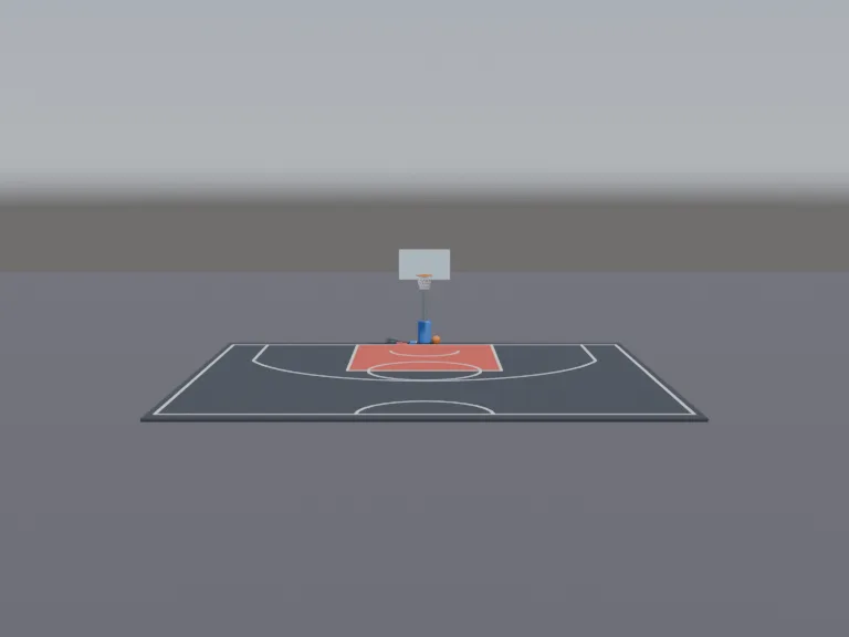 Basketball Half-Court, view 3