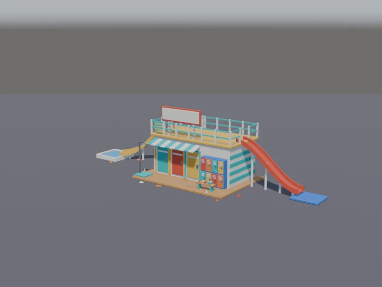 Beach Changing Room, view 2
