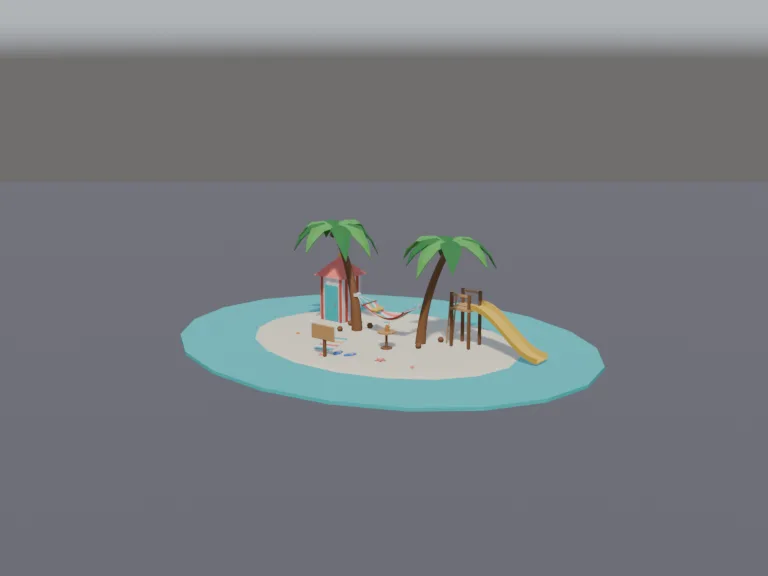 Beach Hammock Islet, view 2