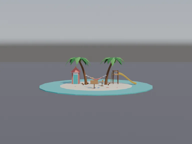 Beach Hammock Islet, view 3