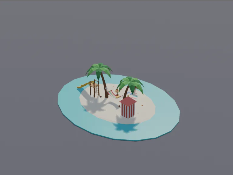 Beach Hammock Islet, view 4