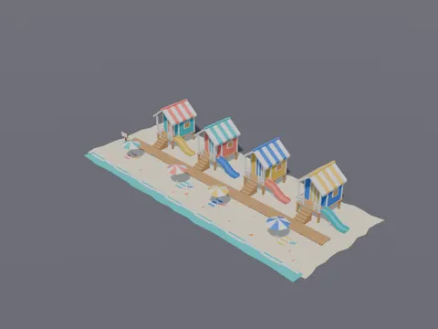 Beach Hut Row