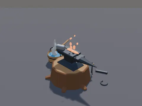 Blacksmith Anvil Stump