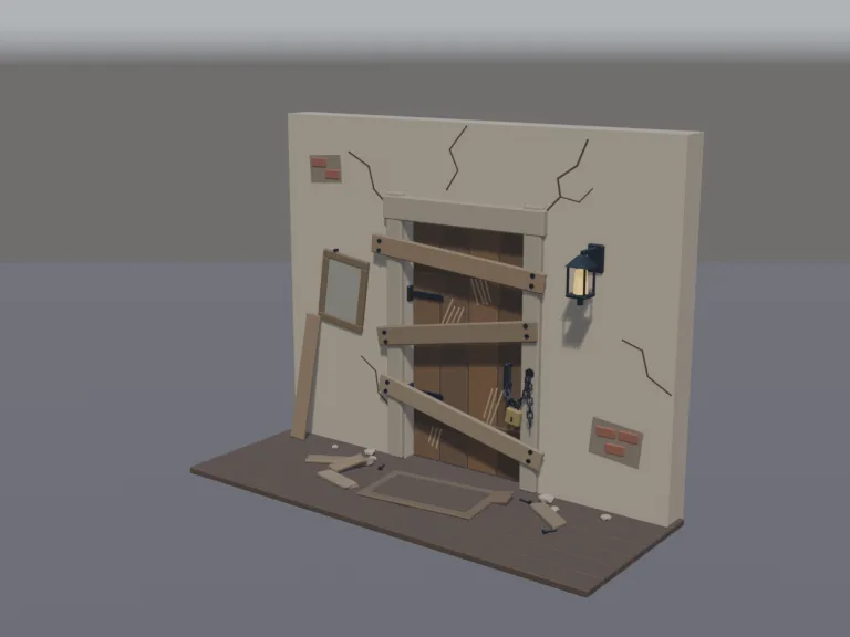 Boarded-Up Doorway, view 2