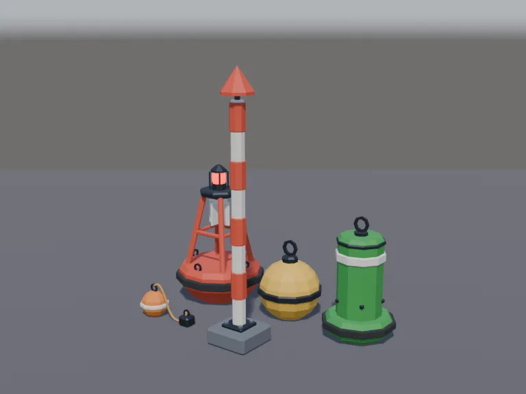 Buoys and Markers, view 2