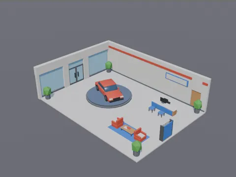 Car Dealership Showroom