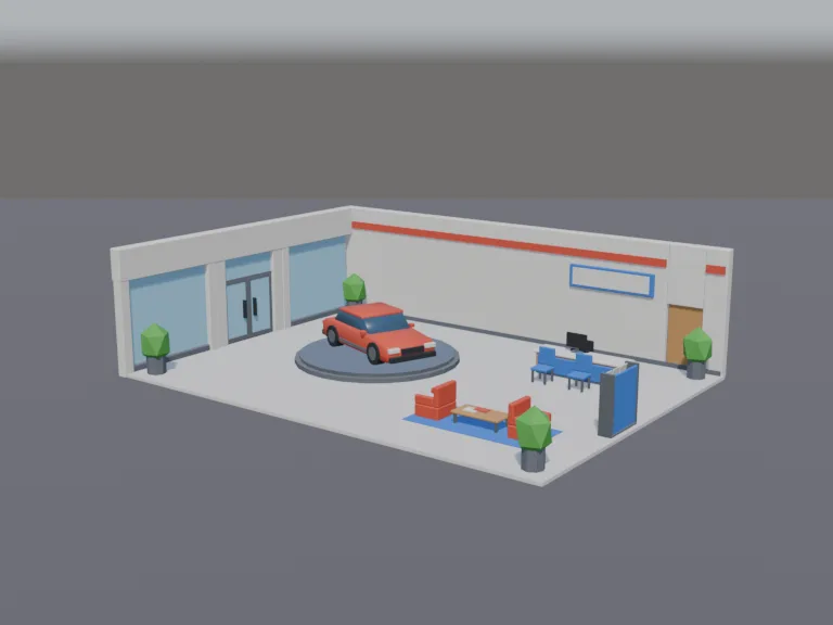Car Dealership Showroom, view 2