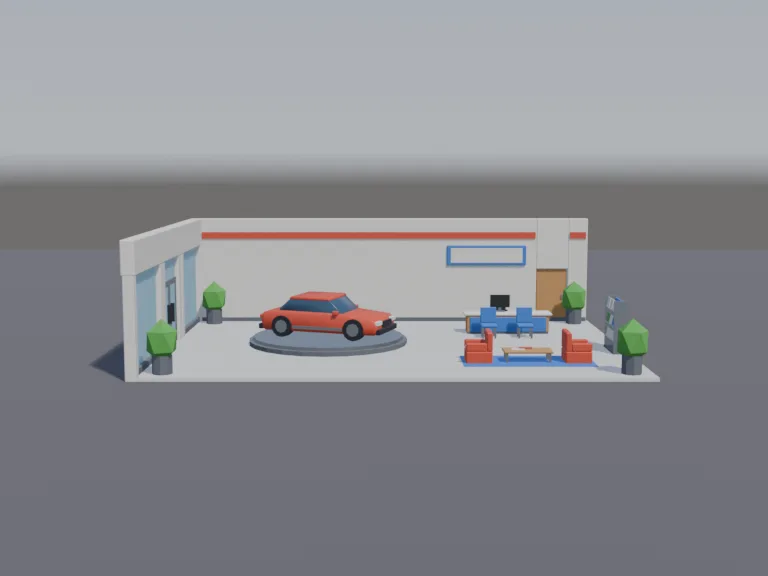 Car Dealership Showroom, view 3