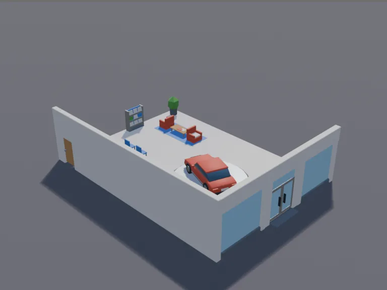 Car Dealership Showroom, view 4