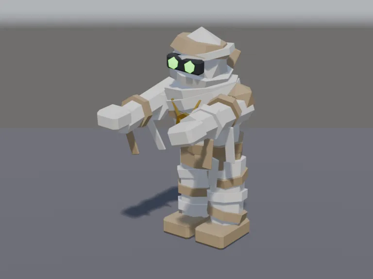 Cartoon Mummy, view 2