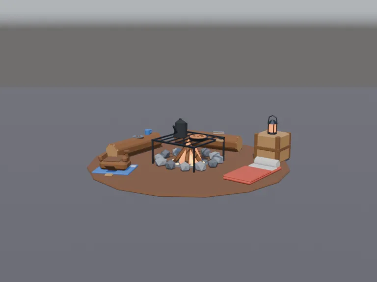Chuck Wagon Campfire, view 2