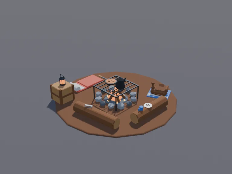 Chuck Wagon Campfire, view 4