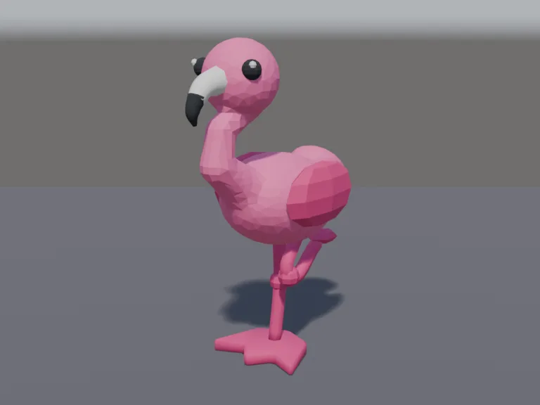 Chunky Flamingo Pet, view 2