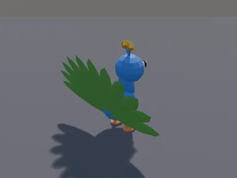 Chunky Peacock Pet