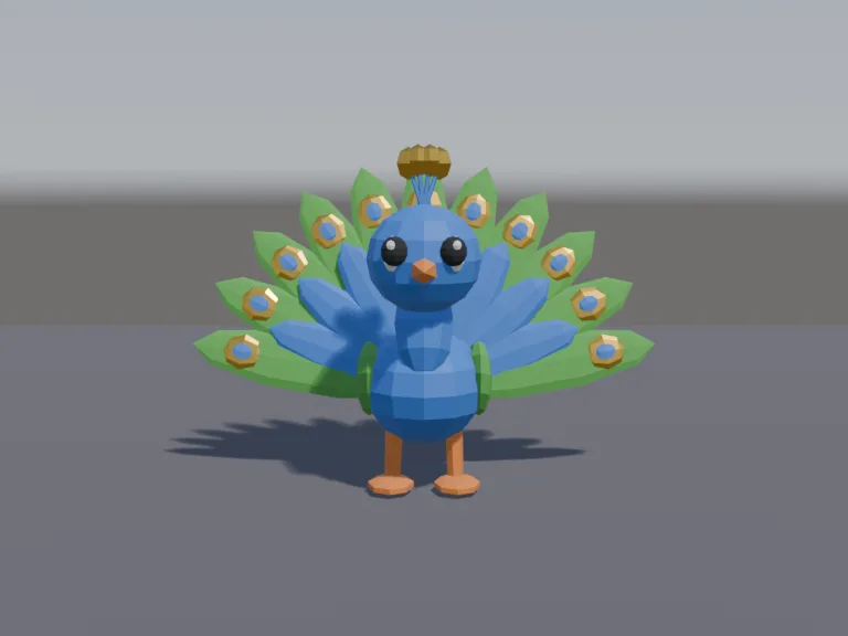 Chunky Peacock Pet, view 4