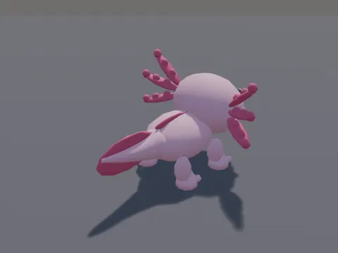 Chunky Pink Axolotl