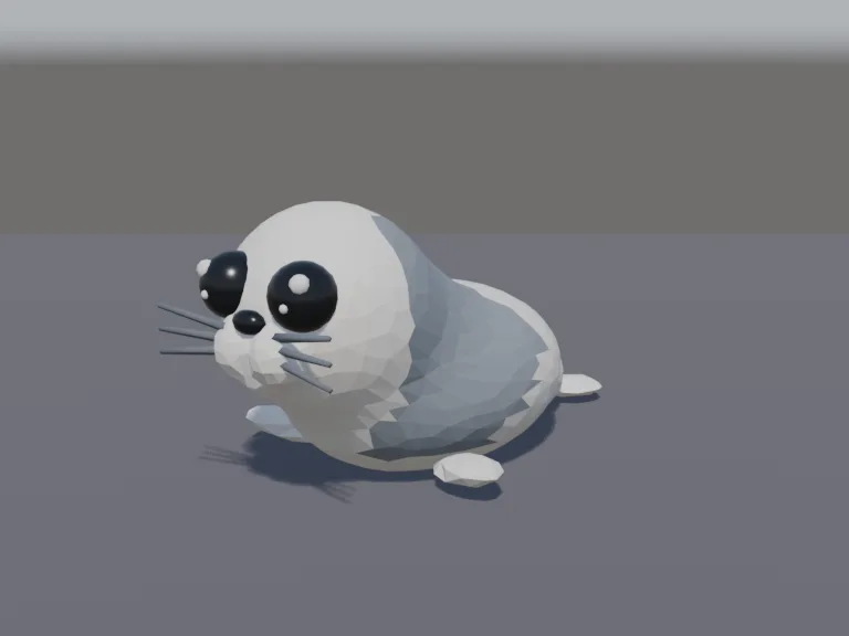 Chunky Seal Pup, view 2