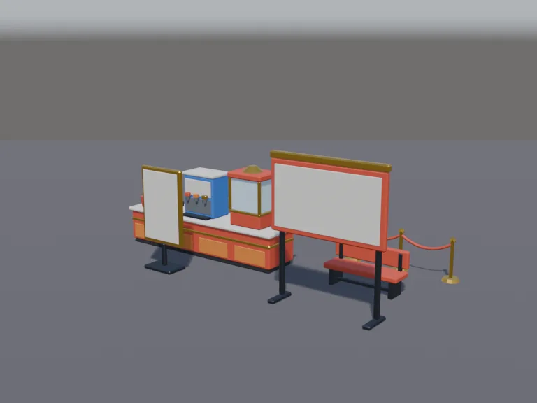 Cinema Lobby Set, view 2