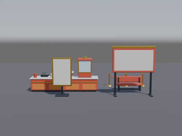 Cinema Lobby Set, view 4