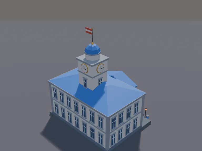Civic Town Hall, view 4