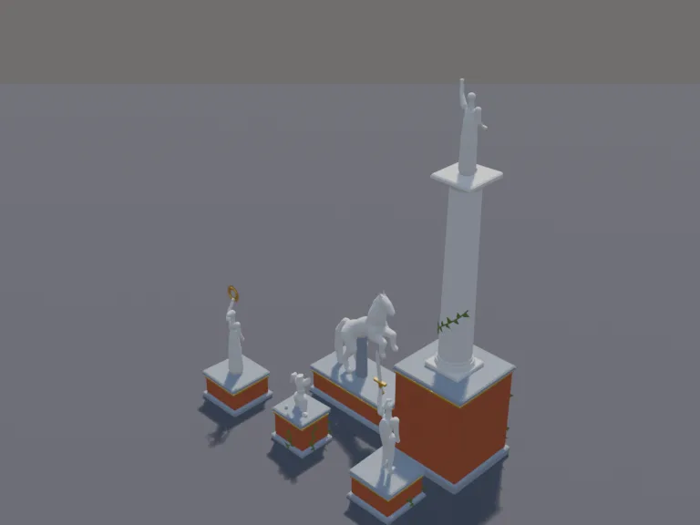 Classical Marble Statues, view 4