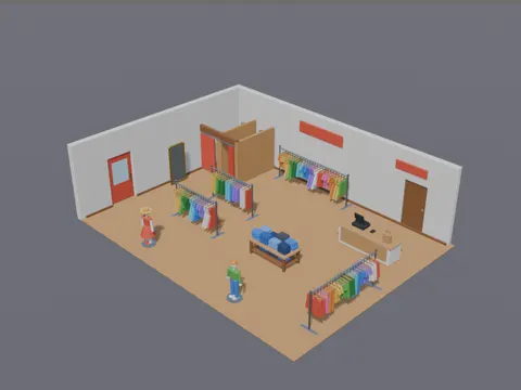 Clothing Boutique Interior