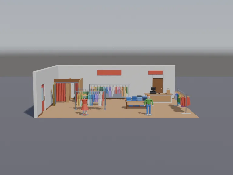 Clothing Boutique Interior, view 3