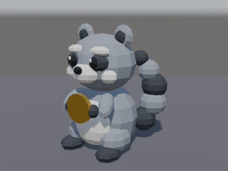 Coin Raccoon Pet, view 2