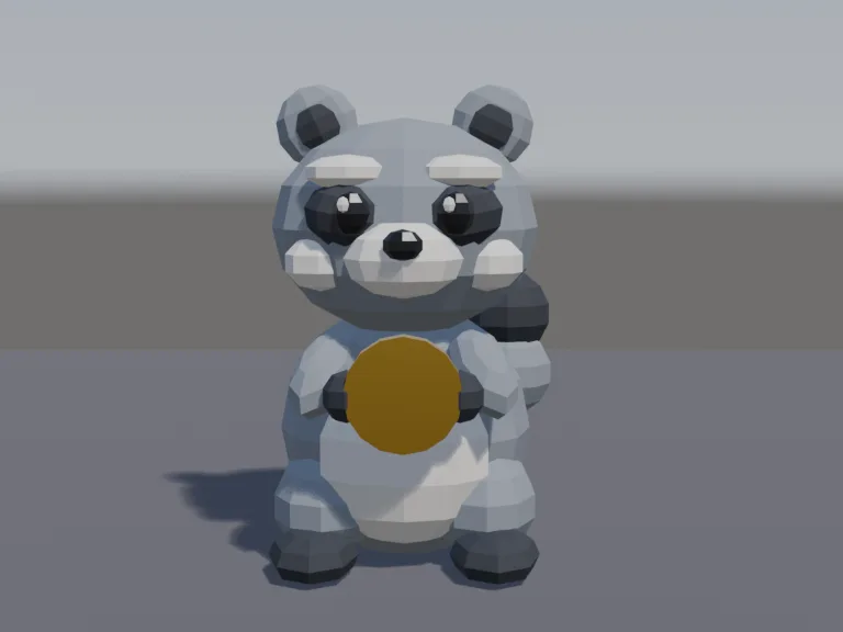 Coin Raccoon Pet, view 4