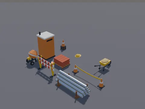 Construction Site Props
