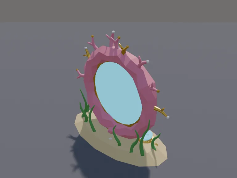 Coral Checkpoint Ring, view 4