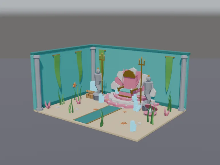 Coral Throne Room, view 2