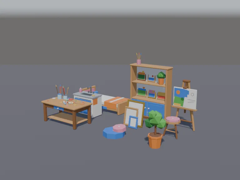 Cosy Art Studio Set, view 2