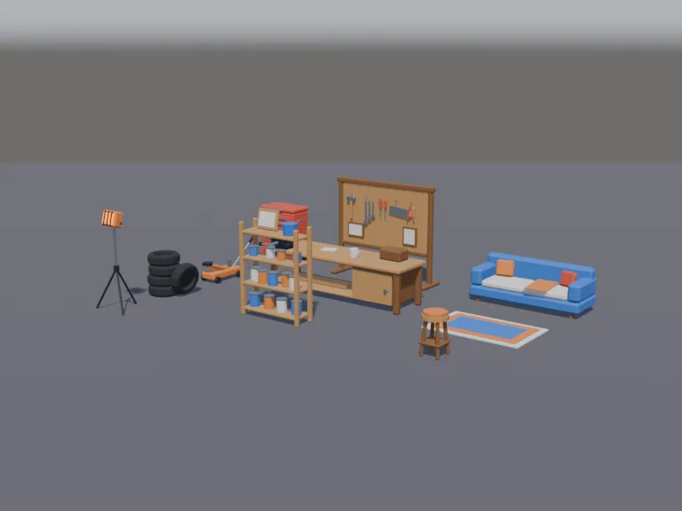 Cosy Garage Workshop, view 2