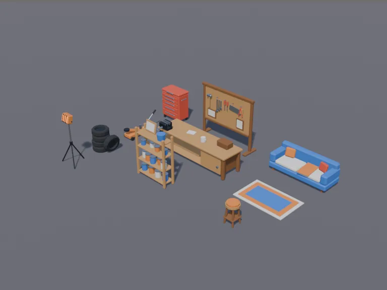 Cosy Garage Workshop, view 3