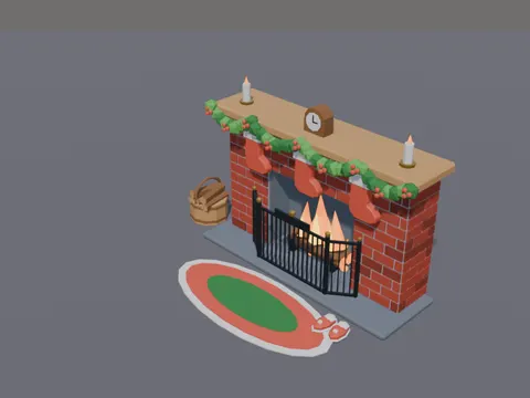 Cosy Holiday Fireplace